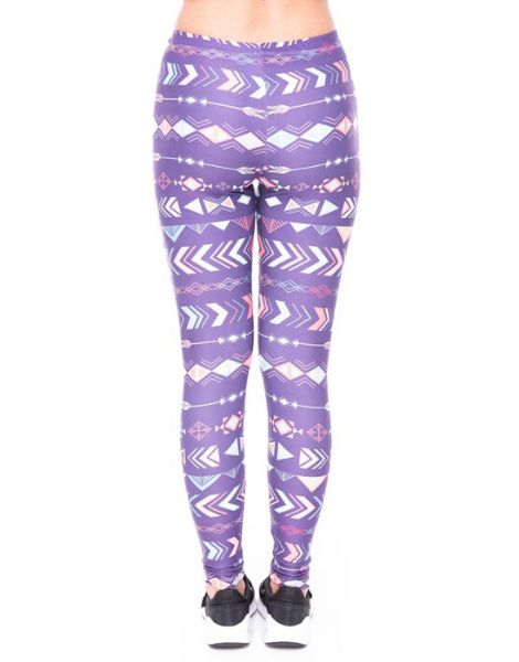 wholesale bulk purple printed leggings