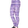 custom purple printed leggings manufacturers