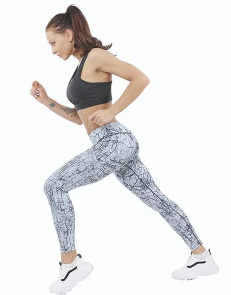 wholesale marble grain fitness leggings with sports bra manufacturers
