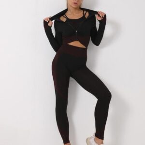bulk high elasticity seamless yoga suit
