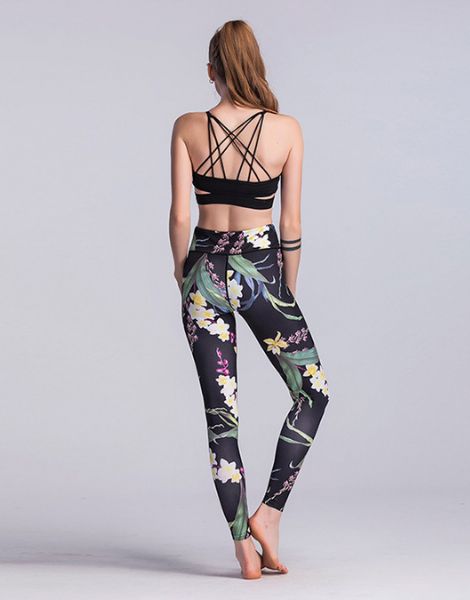 bulk fashion printed yoga leggings
