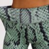 wholesale snakeskin printed women fitness leggings