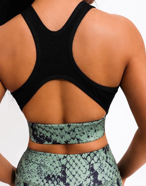 wholesale bulk snakeskin printed women fitness leggings
