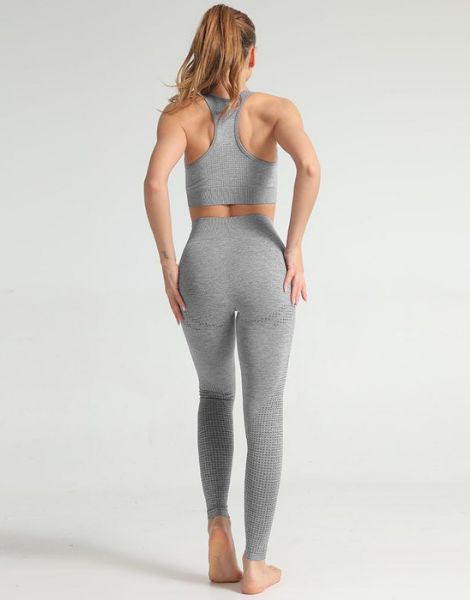 custom long sleeve women seamless gym leggings