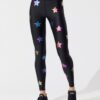 wholesale polyester star flag printed leggings manufacturers