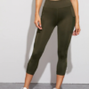 wholesale bulk breathable nylon womens gym capri leggings
