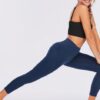 custom polyester super stretchy yoga capri leggings with pocket manufacturers