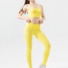 wholesale 2 piece shockproof womens fitness legging