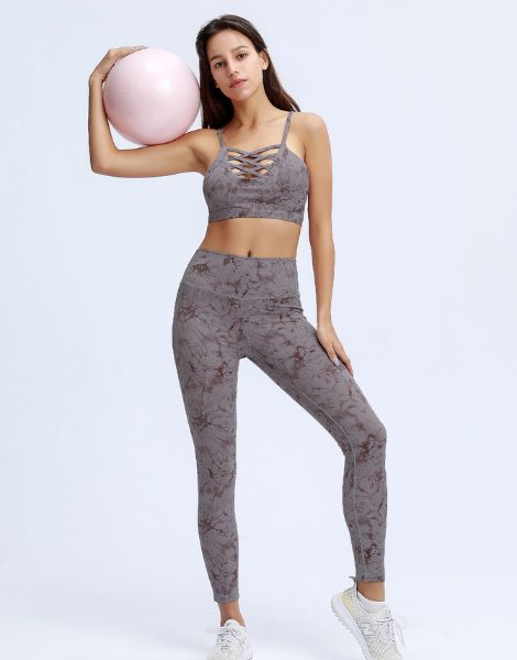 wholesale bulk high waisted polyester women yoga leggings