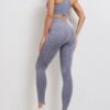 custom quick dry nylon women fitness leggings
