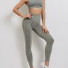 custom quick dry nylon women fitness leggings