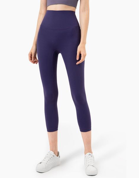 wholesale high waisted stretchy capri leggings
