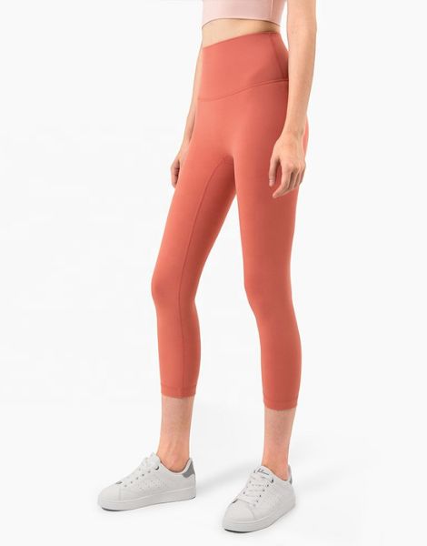 custom high waisted stretchy capri leggings manufacturers