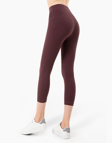wholesale bulk high waisted stretchy capri leggings