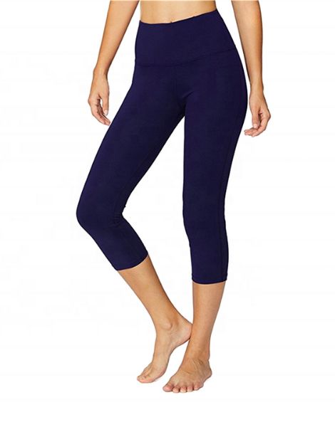 wholesale bulk high waisted yoga capri leggings