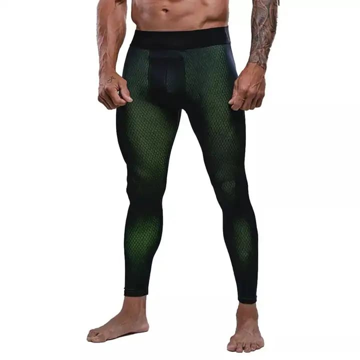 Personalized Wholesale Custom Elastic Male Leggings From Manufacturers