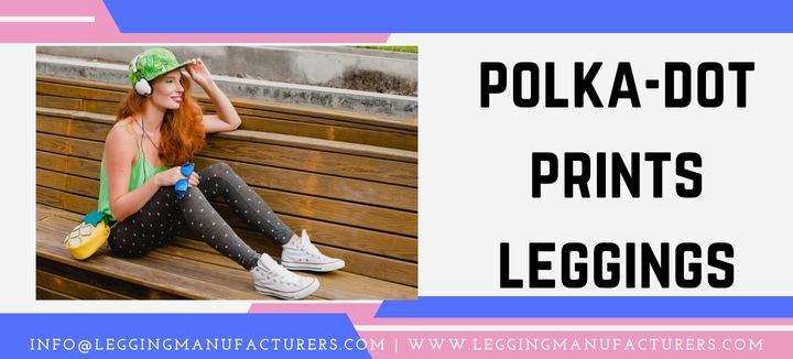 custom polka dot prints leggings