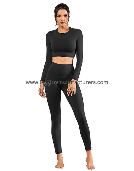 black athletic leggings wholesale