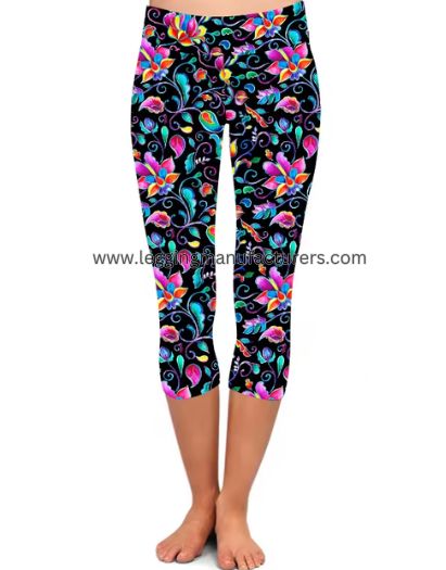 floral capri leggings wholesale