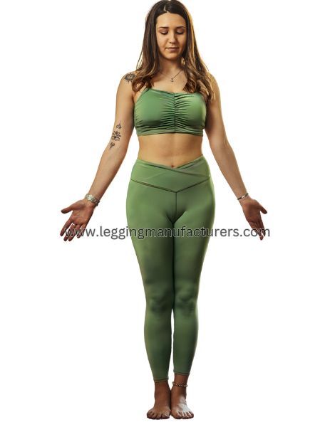 green yoga legging wholesale