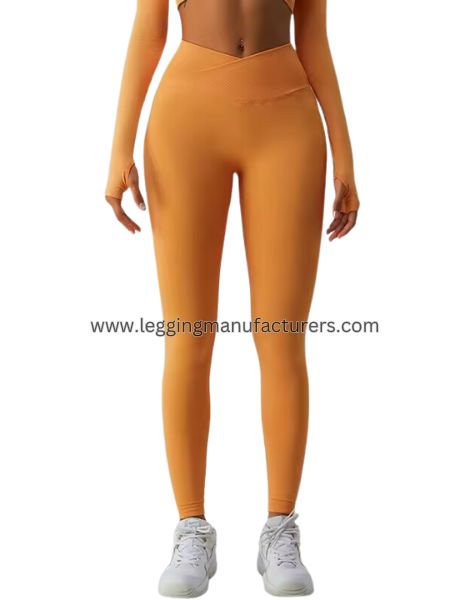 orange running leggings wholesale