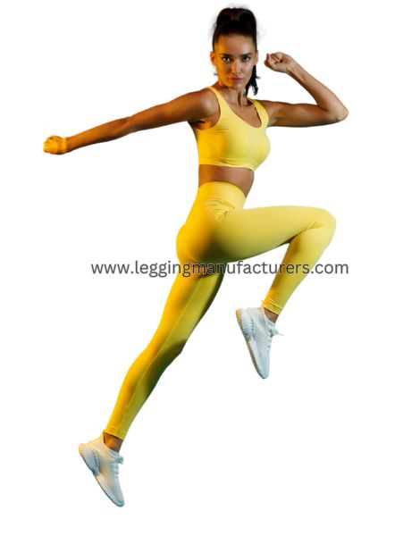 yellow seamless leggings wholesale