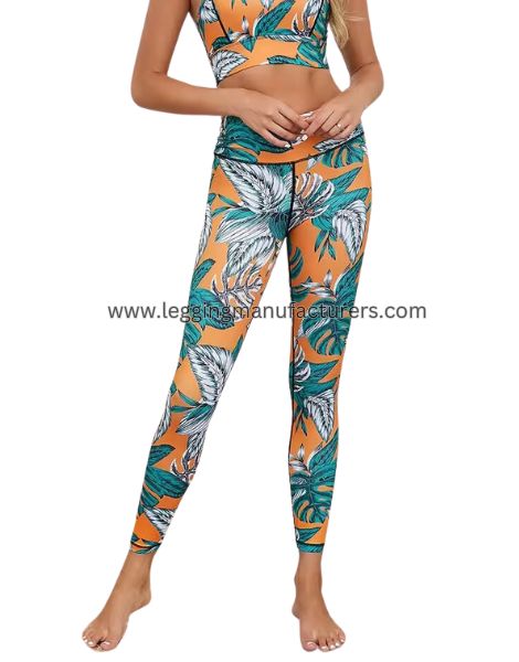 tropical print leggings manufacturer tropical print leggings wholesale