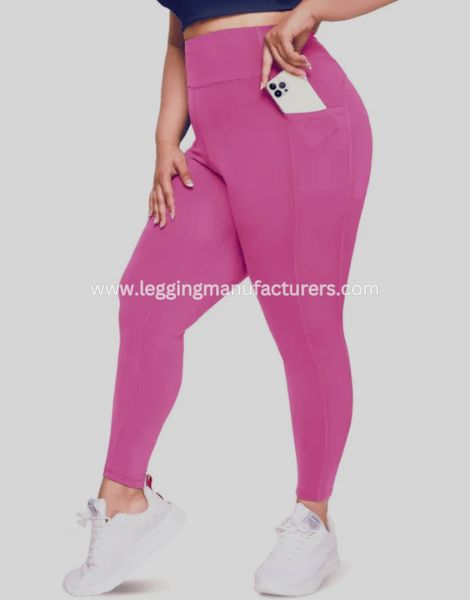 Plus Size Workout Leggings With Phone Pockets Plus Size Workout Leggings With Phone Pockets Manufacturer