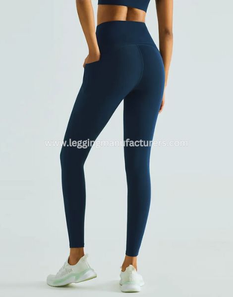 Women High Waisted Exercise Leggings With Pockets Wholesale