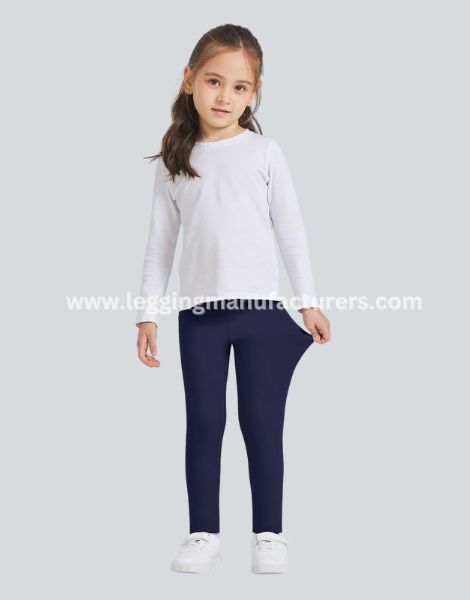 Kids High Waisted Soft Yoga Legging Manufacturer