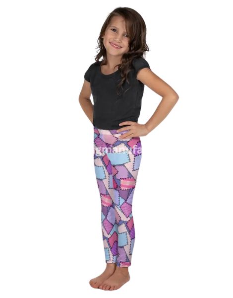 Kids Polyester Printed Fitness Leggings Wholesale