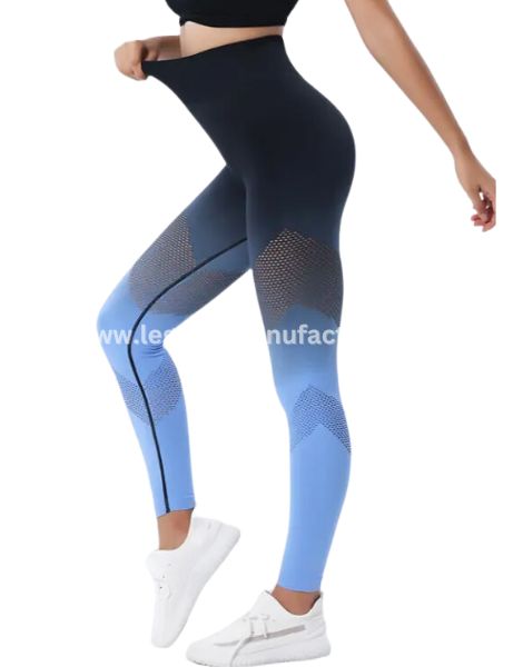 Seamless Gradient Hollow High Waist Leggings Manufacturer