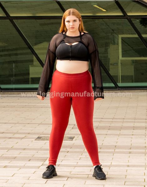 Plus Size Red Valentine Leggings Wholesale