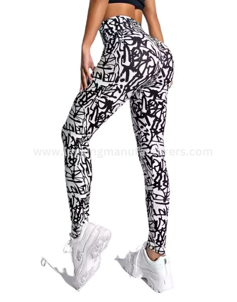 Women High Waist Printed Training Leggings Wholesale