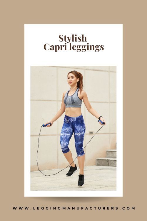 stylish capri leggings