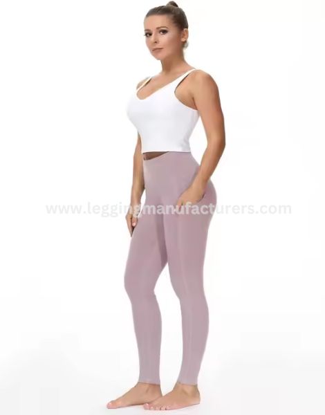 Breathable Yoga Leggings with Side Pockets Breathable Yoga Leggings with Side Pockets Supplier