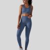 blue round neck bra highwaist leggings manufacturer