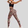 wholesale tiger printed highwaist leggings