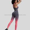 duel colour spandex leggings supplier
