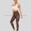 leopard print spandex leggings manufacturer