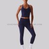 nylon spandex leggings with cross bra manufacturer