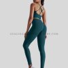 wholesale spandex leggings with criss cross bra