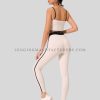 trendy spandex leggings and matching bra set supplier