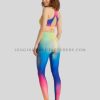 custom rainbow dance leggings set