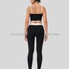 trendy spandex leggings and matching bra set vendor