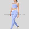 wholesale trendy spandex leggings and matching bra set