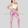 metallic shiny dance leggings supplier