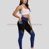 custom mesh panel pocket leggings