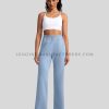 custom straight-leg relaxed fit yoga pants
