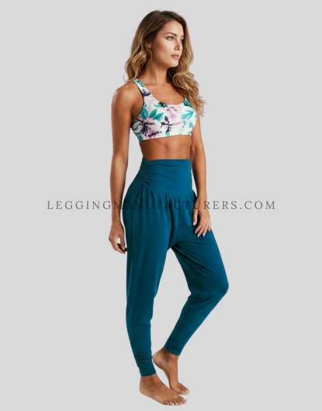 ruched waistband yoga pants supplier